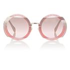 Miu Miu Women's Smu06s Sunglasses-pink