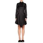 Nina Ricci Women's Stretch-silk Tieneck Dress-black