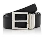 Prada Men's Reversible Saffiano Leather Belt-black, Dk Brown