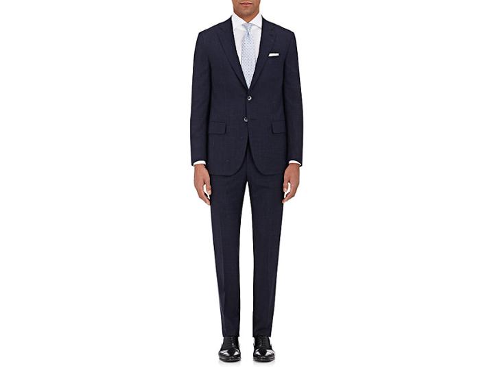 Isaia Men's Sanita Worsted Wool-blend Two-button Suit