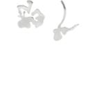 Mounser Women's Broken Flower Earrings-silver