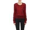 Helmut Lang Women's Frayed-edge Crewneck Sweater