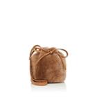 Mansur Gavriel Women's Mini Mini Shearling Bucket Bag-brown
