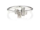 Finn Women's Baguette White Diamond Ring