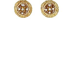 Mahnaz Collection Women's Vintage Nest Earrings-gold