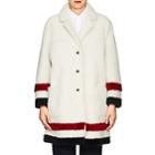 Thom Browne Women's Reversible Shearling Coat-white