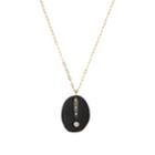 Cvc Stones Women's Exclamation Necklace - Black