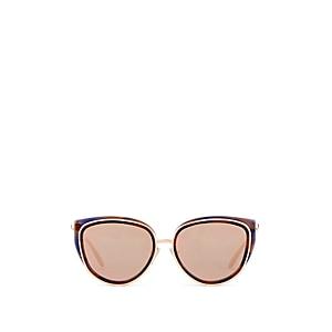 Thierry Lasry Women's Enigmaty Sunglasses - Brown, Blue