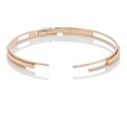 Dauphin Women's Rose Gold Collar Necklace-rose Gold