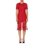 Prabal Gurung Women's Victoria Silk Asymmetric Dress-cardinal