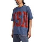 424 Men's Usa Cotton T-shirt - Lt. Blue