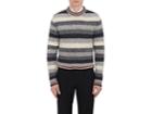 Thom Browne Men's Donegal-effect Striped Wool-mohair Sweater