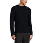 Theory Men's Marcos Textured-knit Merino Wool Sweater - Navy
