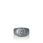 Loren Stewart Men's Diamond Signet Ring - Black