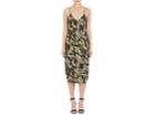 Nili Lotan Women's Camouflage Silk Slip Dress