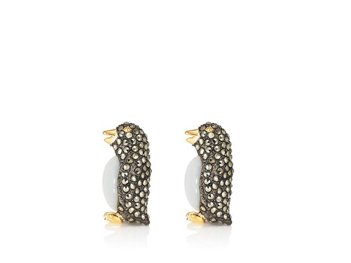 Jan Leslie Men's Mixed-gemstone Penguin Cufflinks