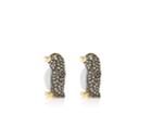 Jan Leslie Men's Mixed-gemstone Penguin Cufflinks
