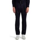 Officine Gnrale Men's Pierre Belted Wool Pleated Trousers - Navy