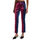 Area Women's Lam Slim-straight Pants - Purple