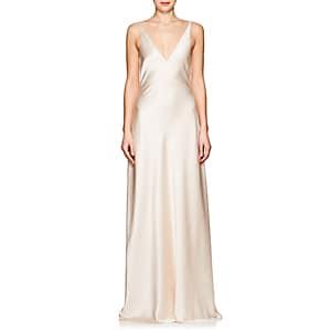 Narciso Rodriguez Women's Silk Charmeuse Gown-blush