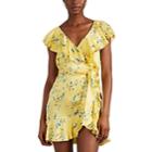 Maison Di Prima Women's Mandy Floral Silk Minidress - Yellow