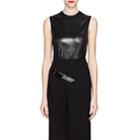 Givenchy Women's Coated Satin Top-black