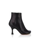 Mm6 Maison Margiela Women's Leather Ankle Boots-black