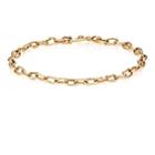 Dean Harris Men's Tiberius Oval-chain Bracelet-gold