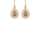 Irene Neuwirth Diamond Collection Women's Gemstone Teardrop Earrings