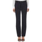 Givenchy Women's Micro Cross-print Cady Trousers-black