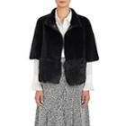 Barneys New York Women's Fur Crop Short-sleeve Coat - Black
