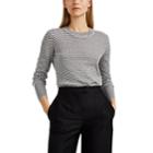 Giorgio Armani Women's Mixed-knit Cashmere-blend Sweater - Black