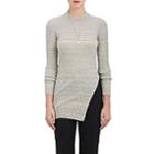 Boon The Shop Women's Mlange Cashmere-blend Sweater-gris Clair, Ecru