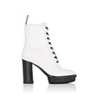Gianvito Rossi Women's Martis Leather & Vinyl Ankle Boots-white