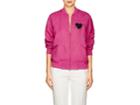 Valentino Women's Embellished Twill Bomber Jacket