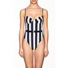 Onia Women's Danielle Striped One-piece Swimsuit - Stripe