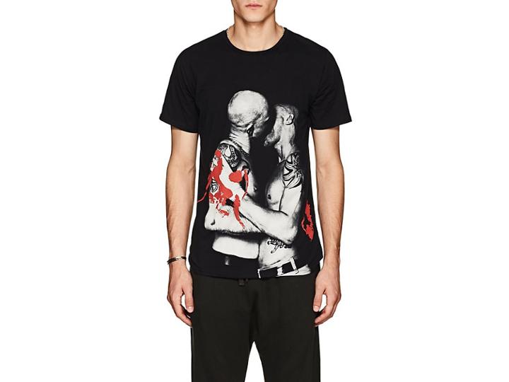 Made In Me 8 Men's Kiss-graphic Cotton T-shirt