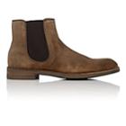 John Varvatos Men's Varick Suede Chelsea Boots-brown
