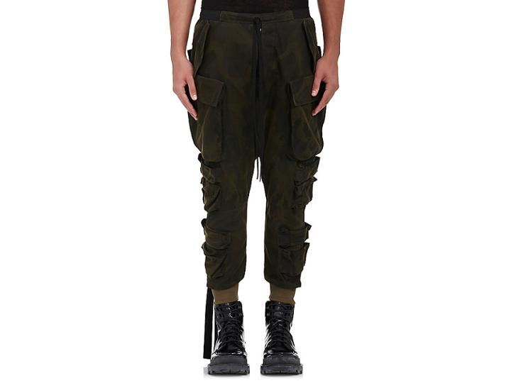 Ben Taverniti Unravel Project Men's Camouflage Cotton-blend Cargo Pants