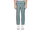 Thom Browne Men's Checked Cotton-silk Cargo Trousers