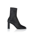 The Row Women's Tea Time Leather Ankle Boots-black