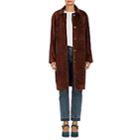 Sies Marjan Women's Ripley Faux-fur Long Coat-brown