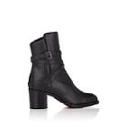 Christian Louboutin Women's Karistrap Leather Ankle Boots-black