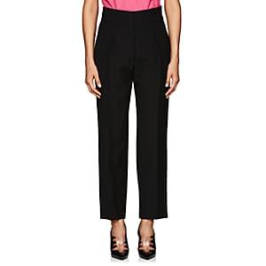 Calvin Klein 205w39nyc Women's Wool-silk Crepe Crop Trousers-black