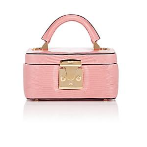 Stalvey Women's Beauty Case Lizard Bag - Pink
