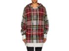 R13 Women's Plaid Cashmere Oversized Hoodie
