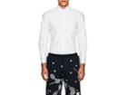 Thom Browne Men's Tennis Racket-embroidered Cotton Oxford Button-down Shirt