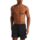 Solid & Striped Men's The Classic Pinstriped Swim Trunks - Black
