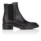 Barneys New York Women's Chain-embellished Leather Chelsea Boots-black