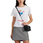 Re/done Women's The Classic Marchin! Cotton T-shirt - White